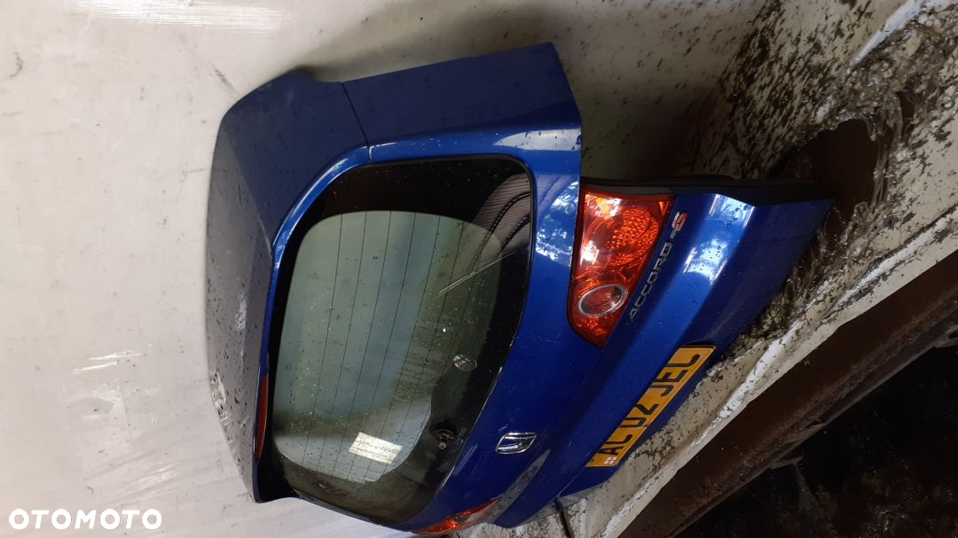 / KLAPA TYŁ TYLNA BAGAŻNIKA HONDA ACCORD VII 7 KOMBI B507P NIEBIESKA - 3