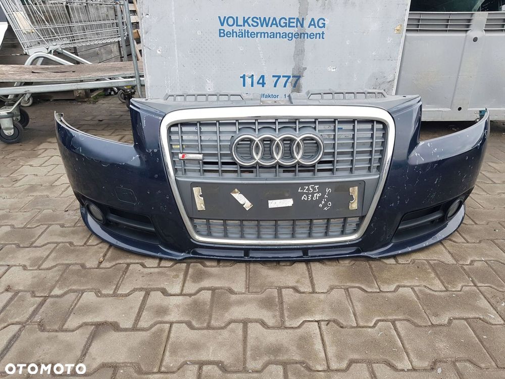 AUDI A3 8P 05-07r S-LINE ZDERZAK PRZÓD PRZEDNI LZ5J