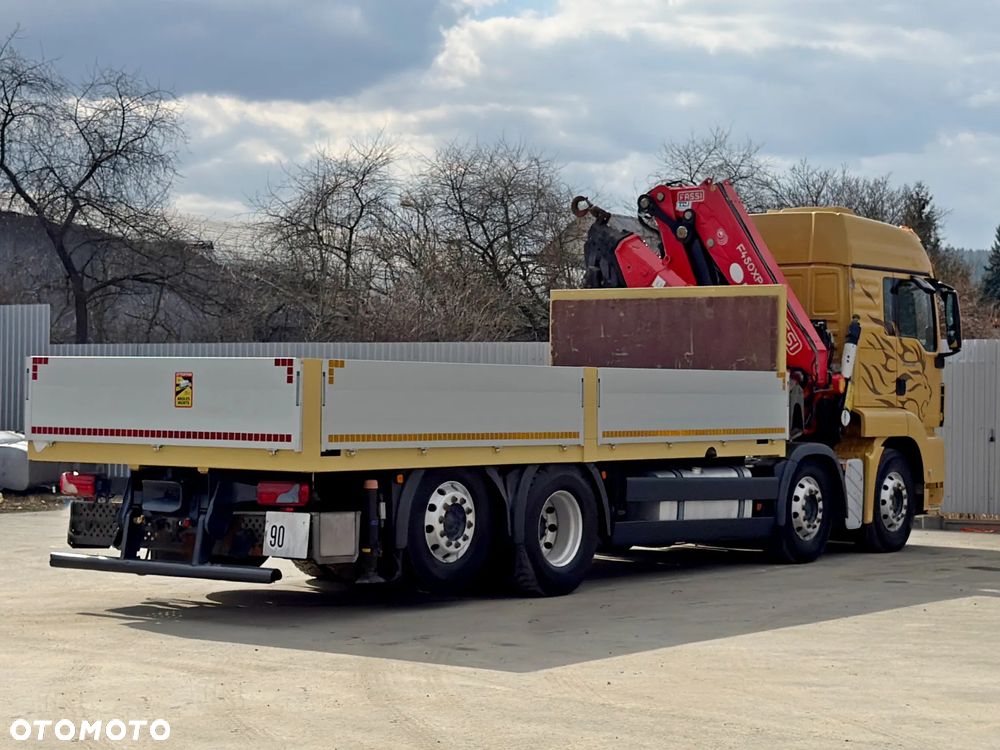 MAN TGS 35.480 * SKRZYNIA 6,50 m + FASSI F450 BXP.26 + PILOT *8x2* STAN BDB - 7