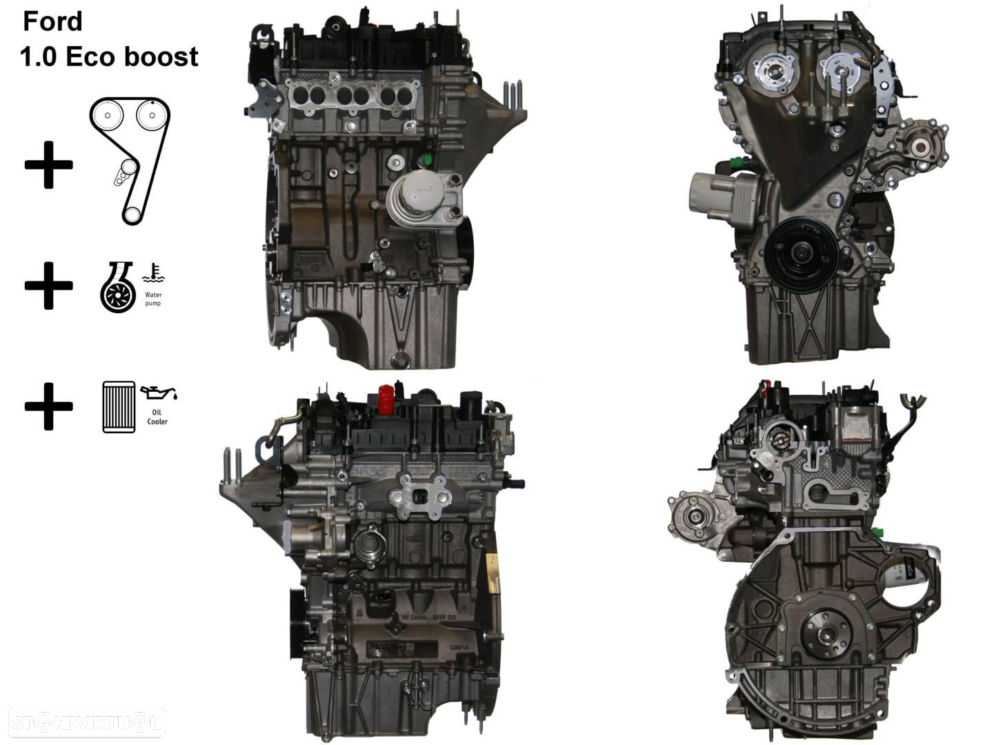 Motor  Novo FORD FIESTA 1.0 EcoBoost SFJB - 8