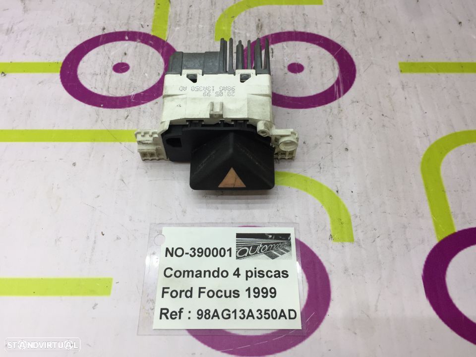 Comutador 4 Piscas Ford Focus de 1999 - Ref: 98AG13A350AD - NO390001 - 1
