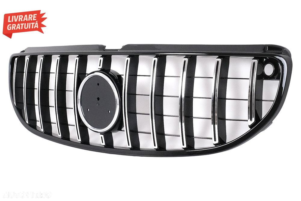 Grila Centrala Smart ForTwo C453 A453 Coupe Cabrio (2014-2019) GTR Design- livrare gratuita - 2