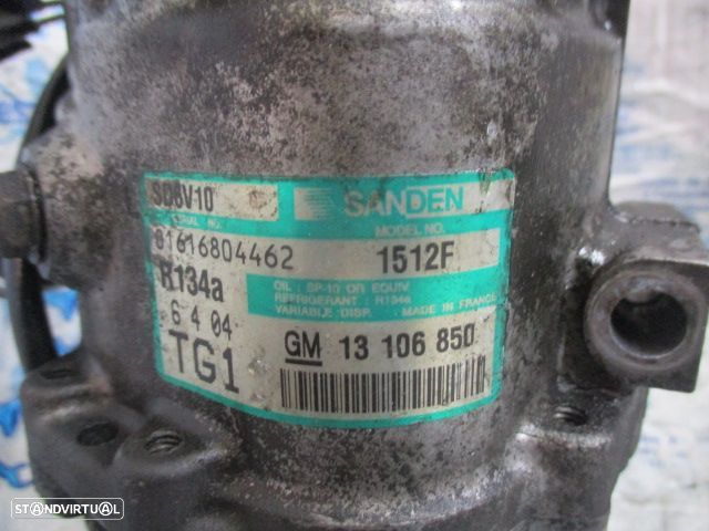 Compressor AC GM13106850 SUZUKI IGNIS 2005 1.3Ddis OPEL COMBO 2005 1.3CDTI 69CV 0P - 5