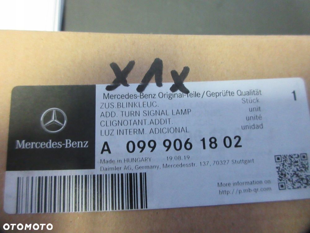 mercedes a w177 prawy kierunkowskaz lusterka a0999061802 - 5