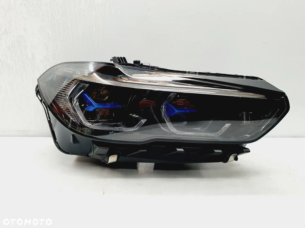 BMW X5 G05 X6 G06 LAMPA PRAWA LEWA PRZÓD LASER SHADOW BLACK - 4
