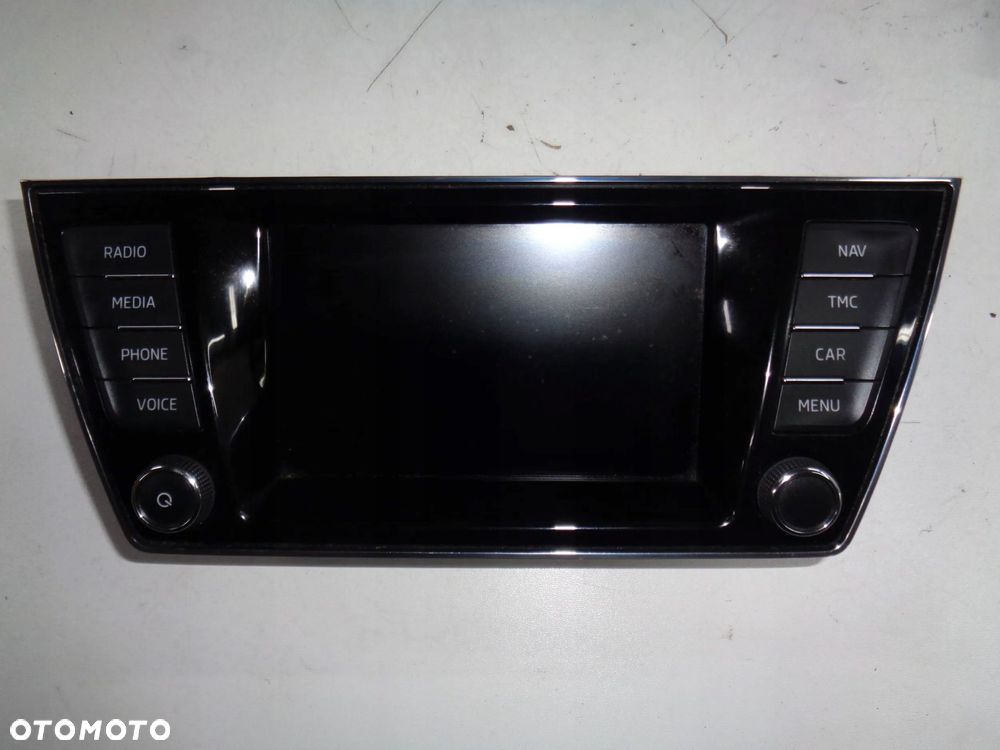 fabia iii rapid radio nawigacja wyświetlacz ekran 6v0919604c - 1