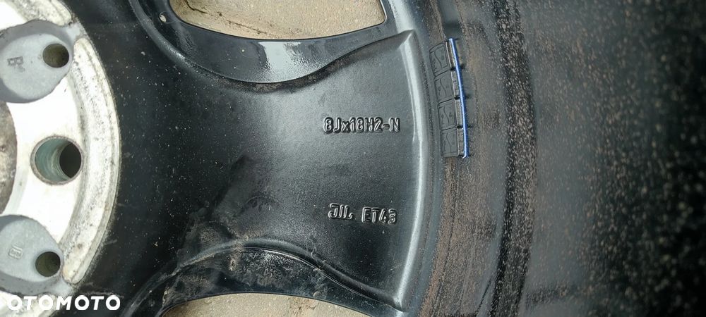 FELGI ALUMINIOWE 5x112 2x8Jx18 CALI ET43 fi 66,6 STOPNIOWANE 2x9J 18 CALI ET 52,5 MERCEDES W 213 4 SZTUKI KOMPLET - 6