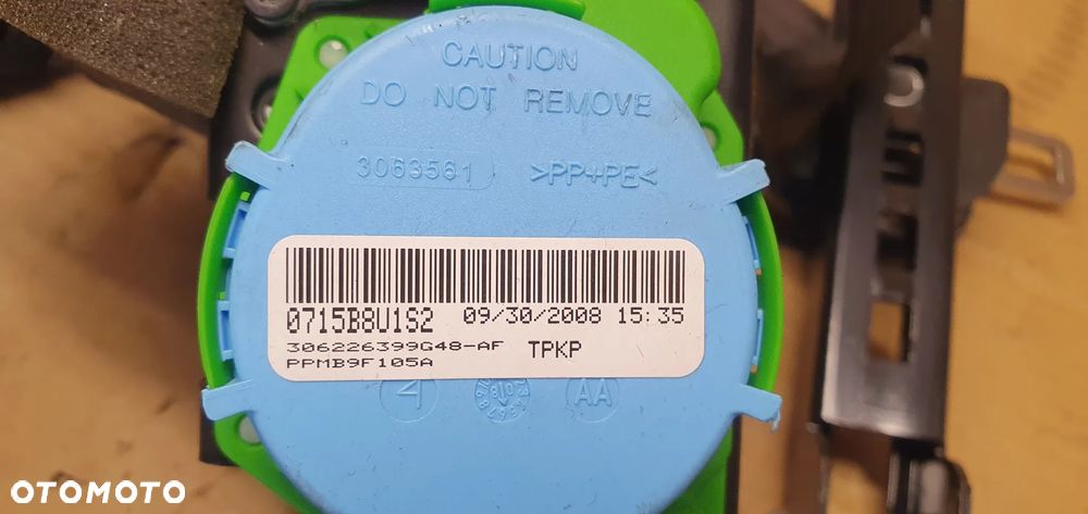 Pas bezpieczeństwa prawy przód przedni prawy Audi A4 B8 8K1857706K - 6