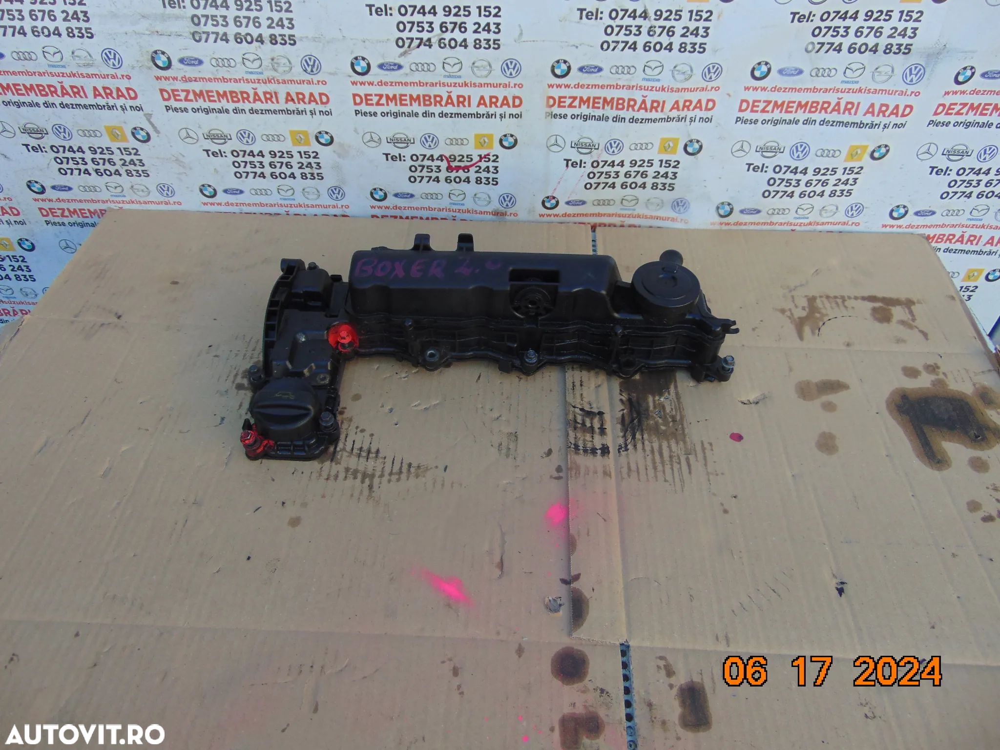 Capac Culbutori Peugeot boxer 2.0 euro 6 citroen jumper 2.0 dupa 2016 capac chiuloasa - 1