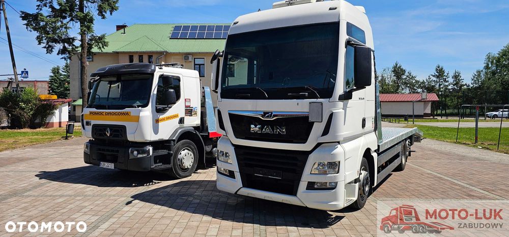 Zabudowa laweta pomoc drogowa ciężarowe 26 TON 3 ośka man tgx MOTO-LUK małopolska - 4