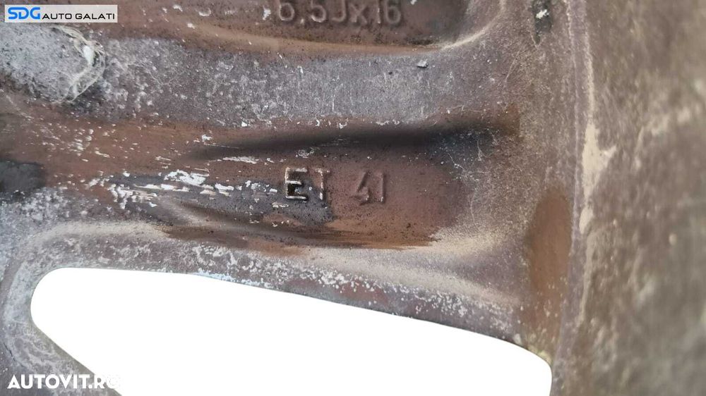 Janta Jante Roata Aliaj 205 55 R16 ET41 6,5Jx16 Opel Astra G 1998 - 2007 [M8434] - 3
