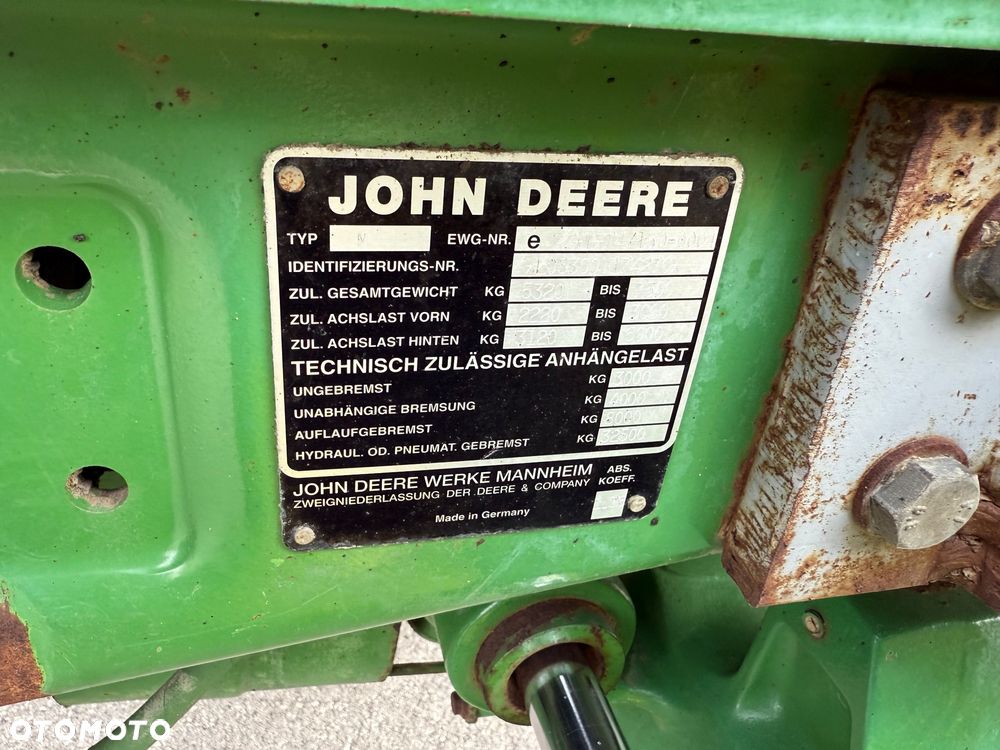 John Deere 6300 / NISKIE MOTOGODZINY / NOWE OPONY / ŁADOWACZ PRZEDNI / DODATKOWY OSPRZĘT / Z FRANCJI / STAN BDB / / / - 20