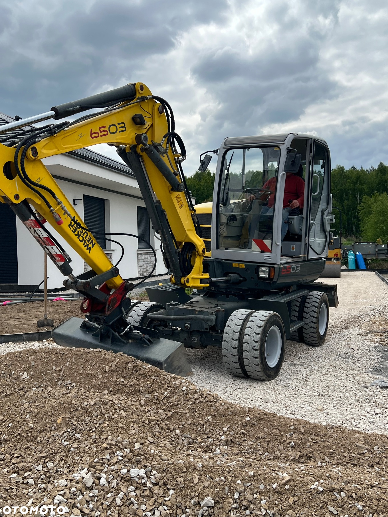 Wacker Neuson Mini KOPARKA KOŁOWA WACKER NEUSON 6503 WD 5,8t Długie ramie 3xłamane Dodatkowa hydraulika SZYBKA SKRĘTNA 2x łyżki Wiertnica skarpowa hydrauliczna Yanmar 2009r 3060mth - 22