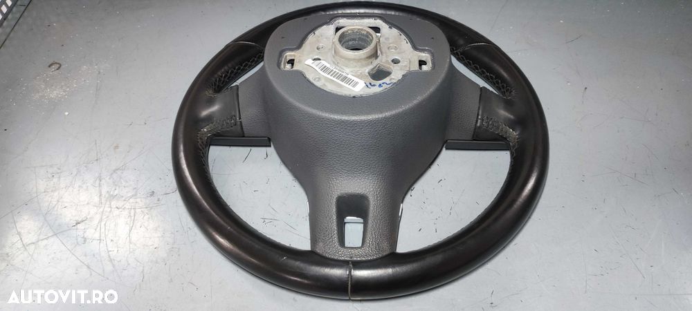 Volan piele cu comenzi  volkswagen vw golf 6 break 1.6 tdi CAY - 7