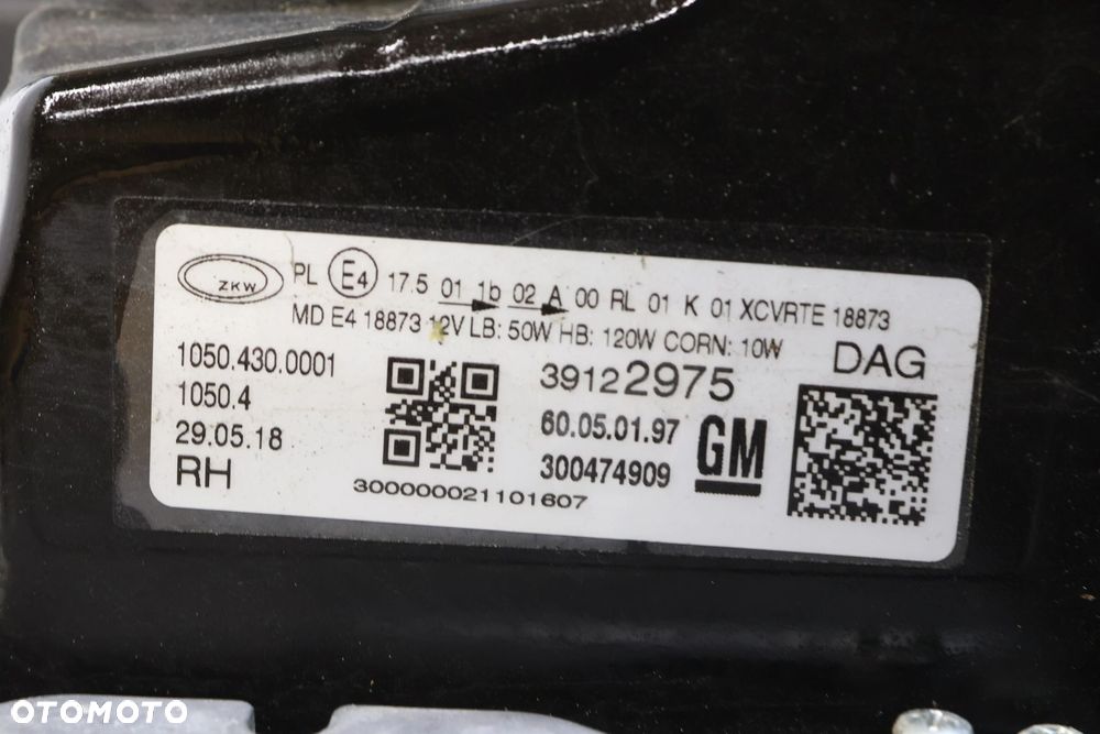 Opel Insignia B lampa przód prawa 39122975 - 5