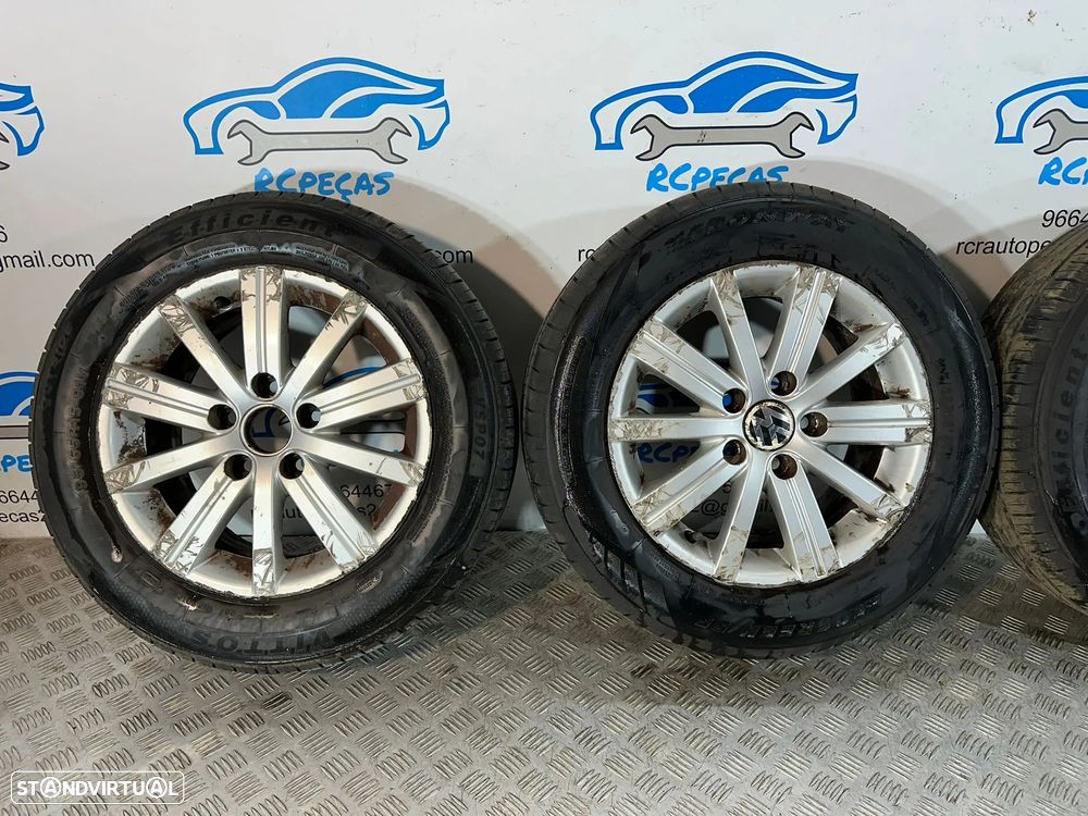 .Conjunto Jantes 15 Volkswagen 5x112 6.5J ET50 5K0601025J - 6