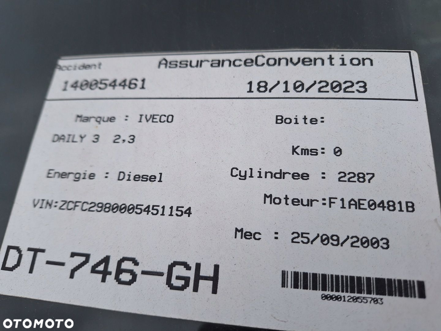 IVECO DAILY 3 III 29L 35S 35C 40C 29L12 SILNIK 2.3 HPI uniJet 16V F1AE0481B - 7