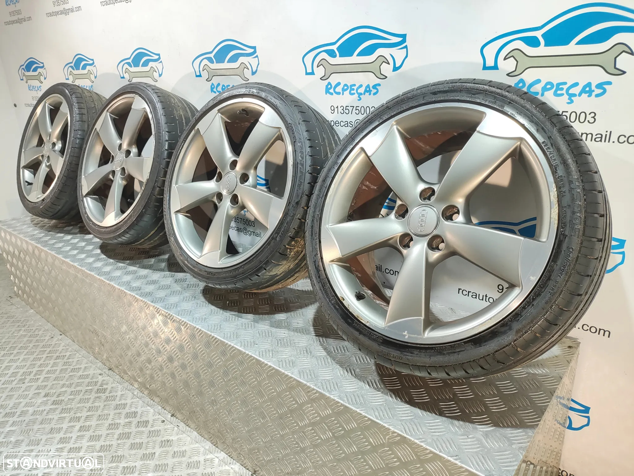 JANTES ORIGINAIS ROTOR AUDI A3 8P S LINE S-LINE 18 POLEGADAS 7,5J ET54 5X112 - 3