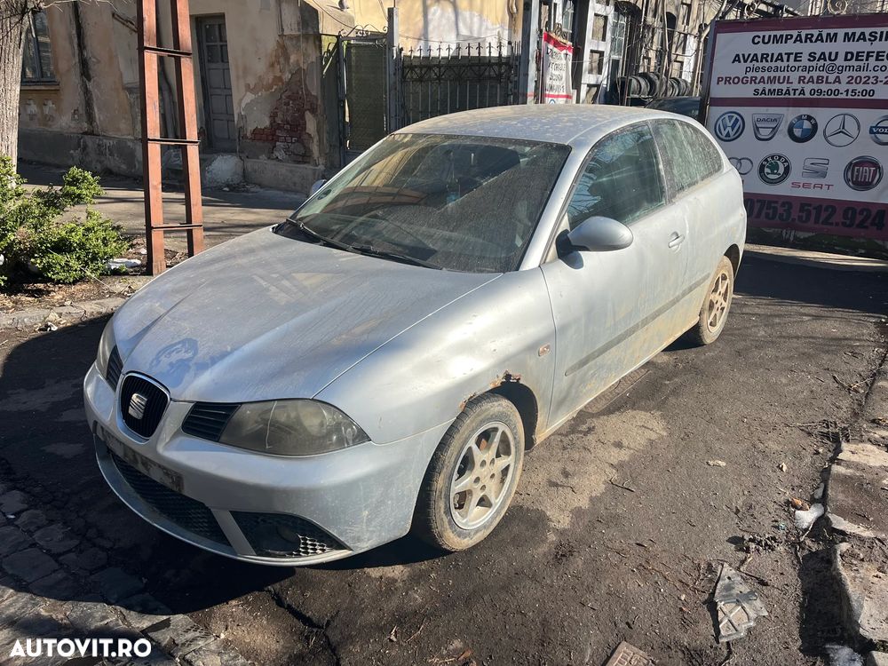 Dezmembrez Seat Ibiza 6L facelift 2007 gri argintiu 1,4 benzina BXW - 2