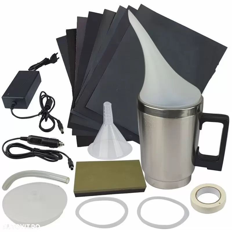 Kit polimerizare restaurare faruri auto cu polimer lichid 600 ml Nou - 3