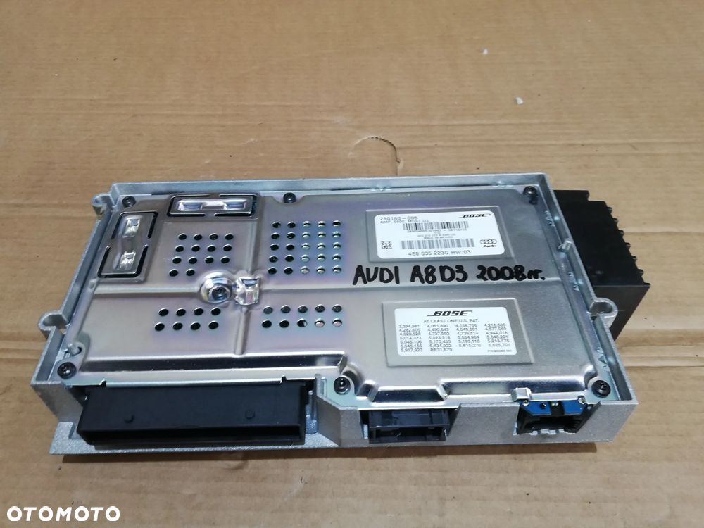 WZMACNIACZ BOSE AUDI S8 A8 D3 4E0035223G - 2