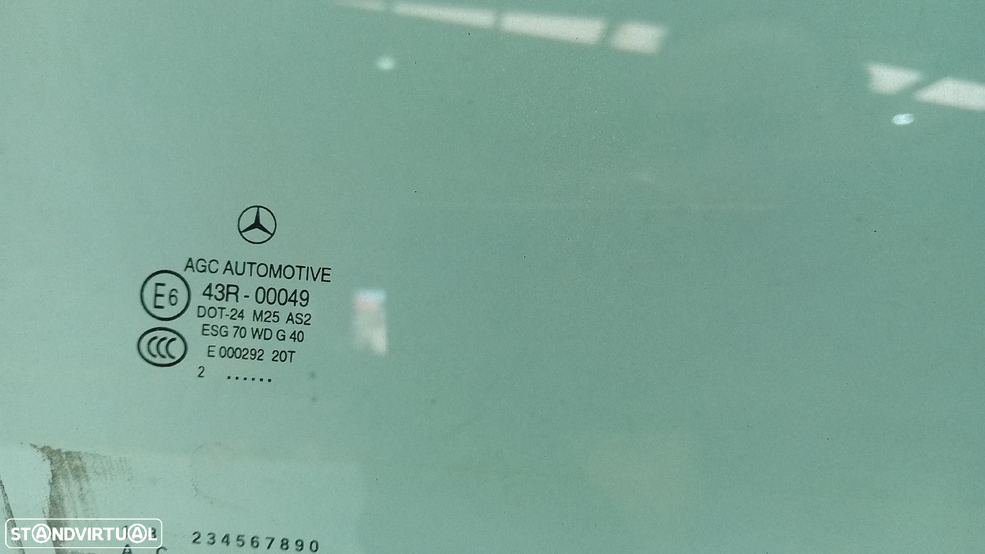 Vidro porta frente direita MERCEDES-BENZ Classe C (W204) - 2