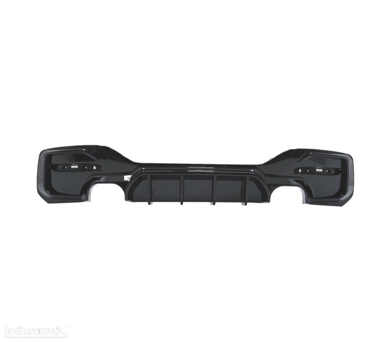 DIFUSOR BMW F20 F21 LCI 15-19 LOOK M TECH PRETO BRILHANTE - 2