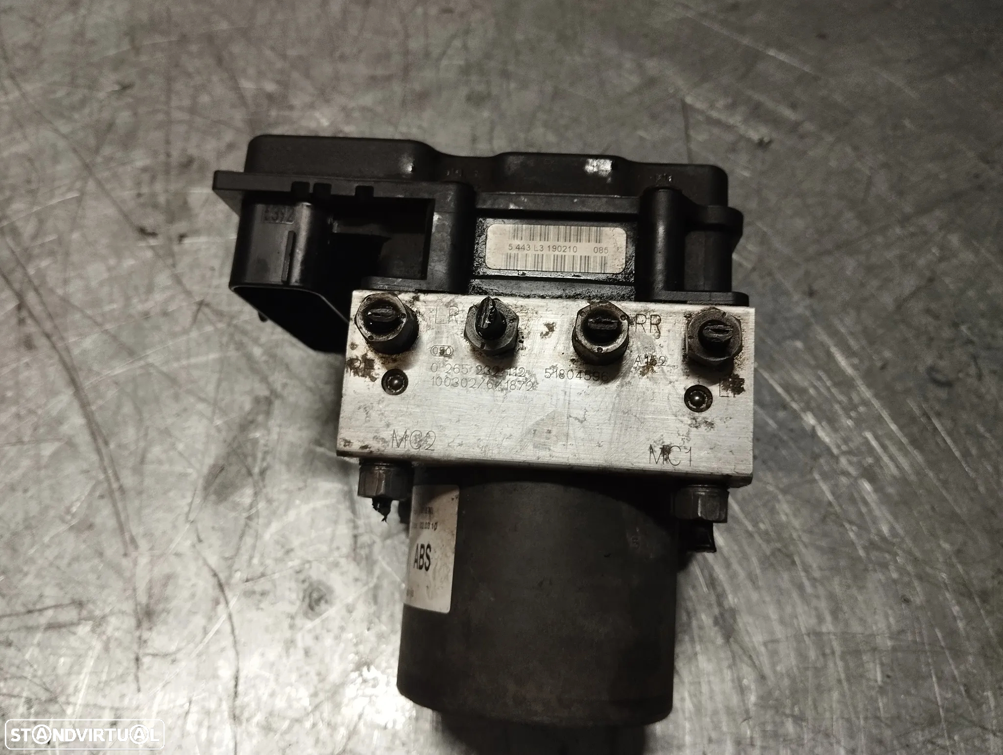 ABS FIAT DUCATO / PEUGEOT BOXER / CITROEN JUMPER REF. 0265232112 51804596 00518045960 0265800717 - 3