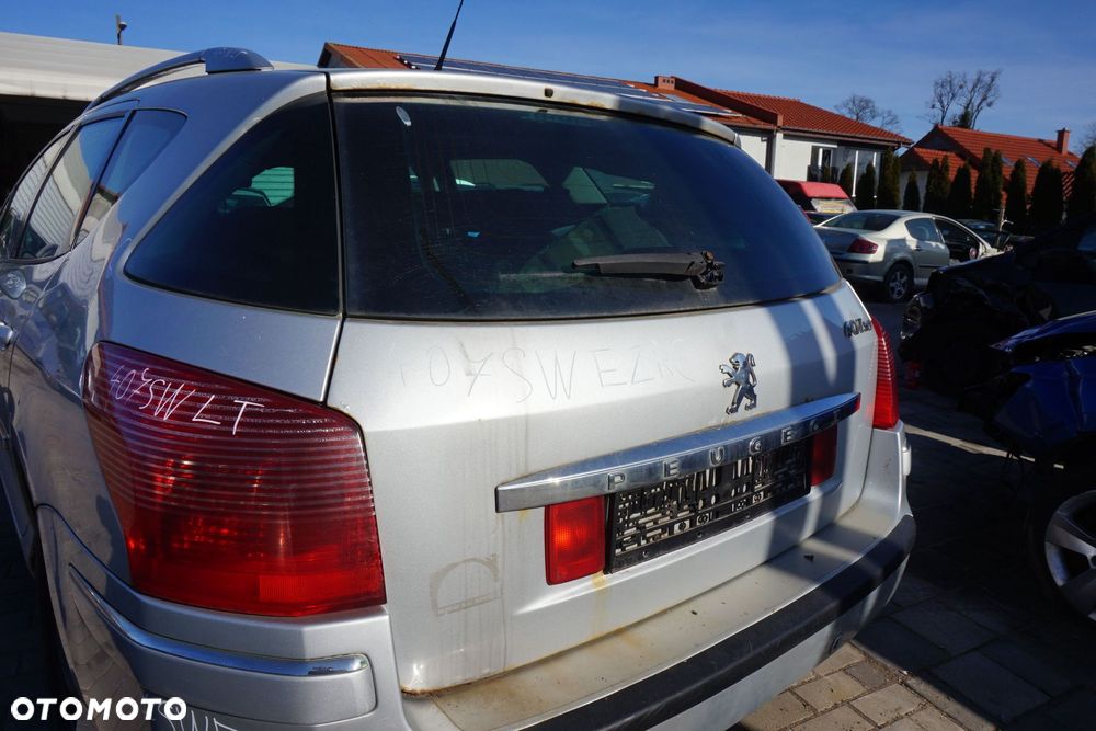 KLAPA BAGAŻNIKA TYLNA 407 SW KOMBI EZRC  SREBRNY PEUGEOT 2004-2007 - 2
