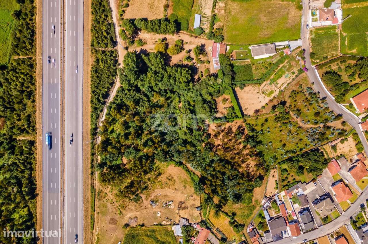 Terreno 9178m² frente para Autoestrada A1 Travanca Santa Maria Feira - Grande imagem: 2/41