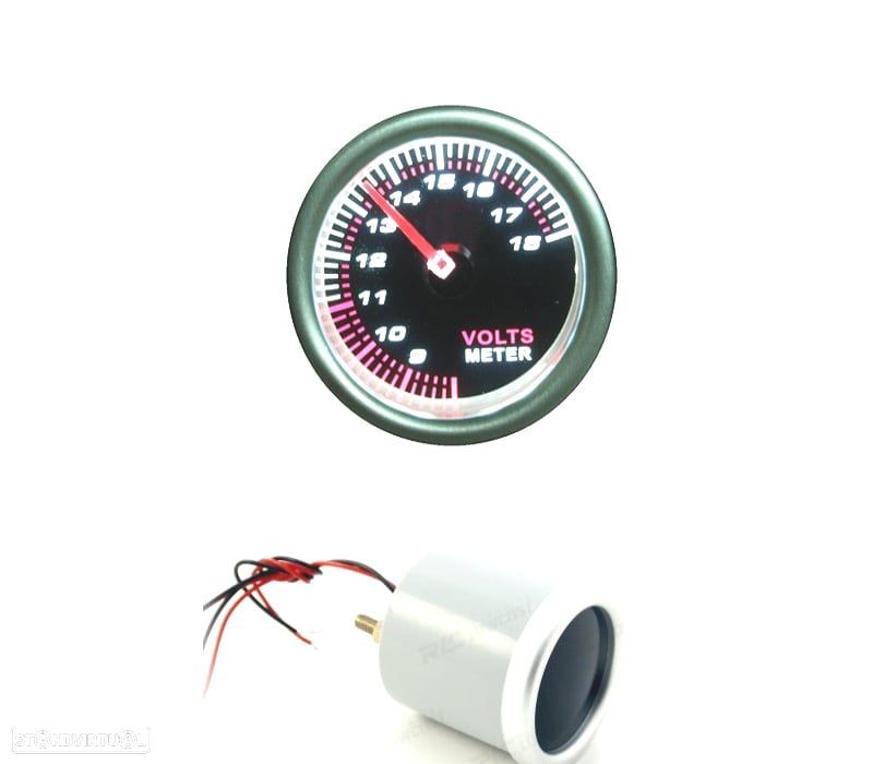 MANÓMETRO VOLTIMETRO PRETO - 1