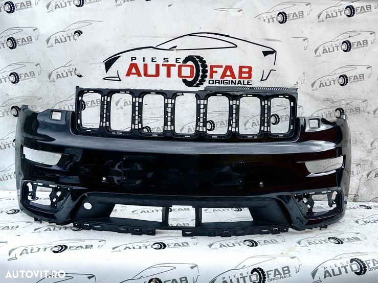 Bara fata Jeep Grand Cherokee Wk2 Facelift an 2016-2021 Gauri pentru 6 senzori si spalatoare faruri - 1