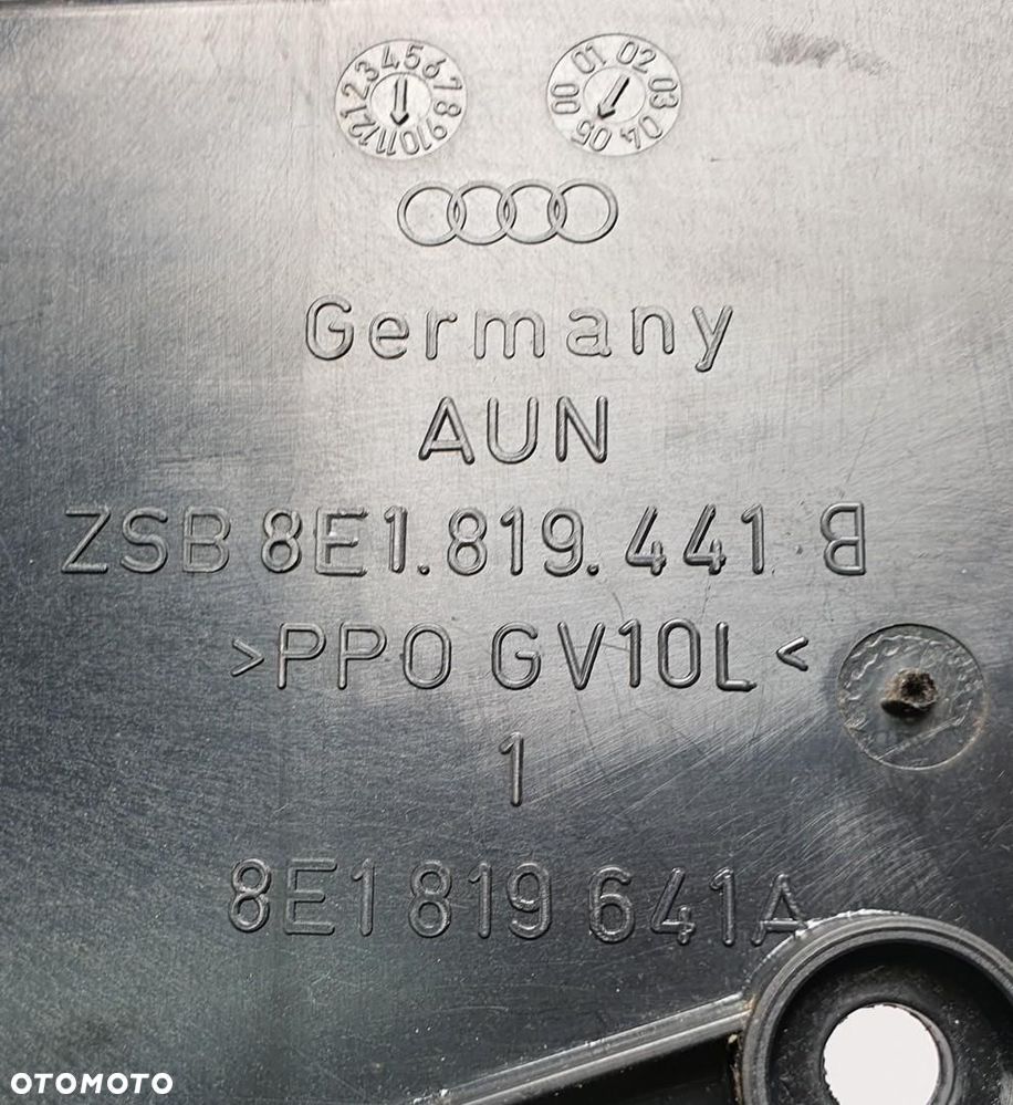 OBUDOWA OSŁONA FILTRA KABINOWEGO AUDI A4 B7 1.8 T 8E1819441B - 3