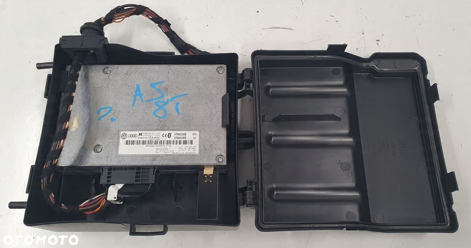 Audi A5 8T 07- 1.8 TFSI moduł bluetooth sterownik telefonu - 2