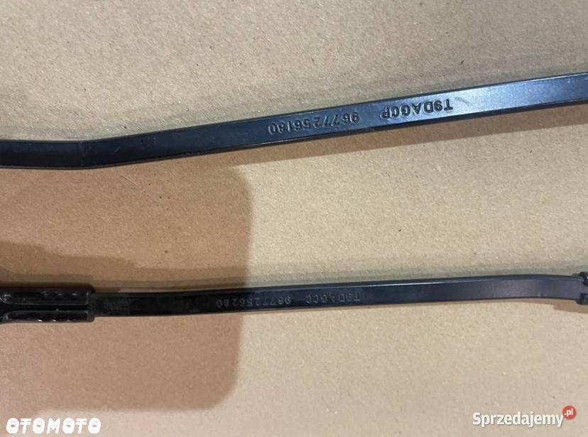 Ramie ramiona wycieraczek przód peugeot 308 t9 9677256180 , 9677256280 - 3