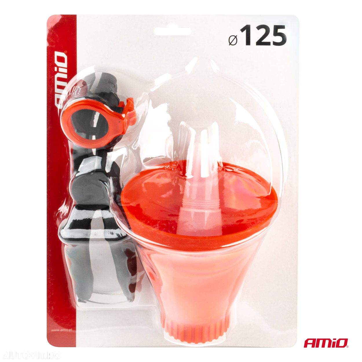 Palnie pentru ulei de motor cu suport, 125mm, Amio, 1 buc - 4
