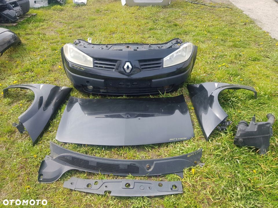MEGANE 2 II 1.9 DCI PRZÓD MASKA ZDERZAK CZARNY - 1