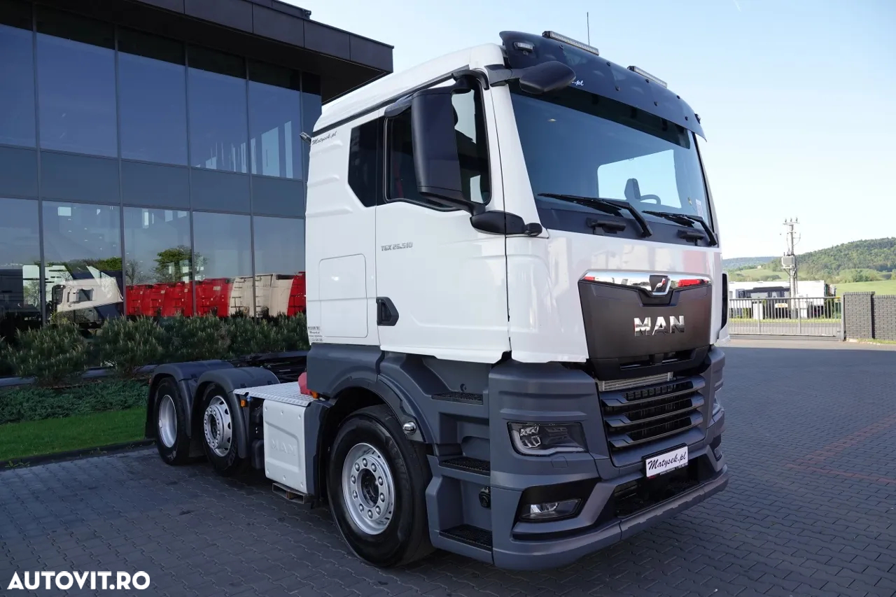 MAN GX 26.510 / 6x2 / împingător / axă de direcție și lifting / HIDRAULICĂ / CABĂ JOSĂ / 2021 - 3