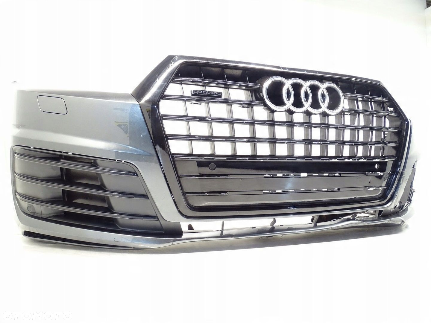 ZDERZAK PRZÓD PRZEDNI AUDI Q7 4M 4M0 LZ7S SLINE S-LINE - 4