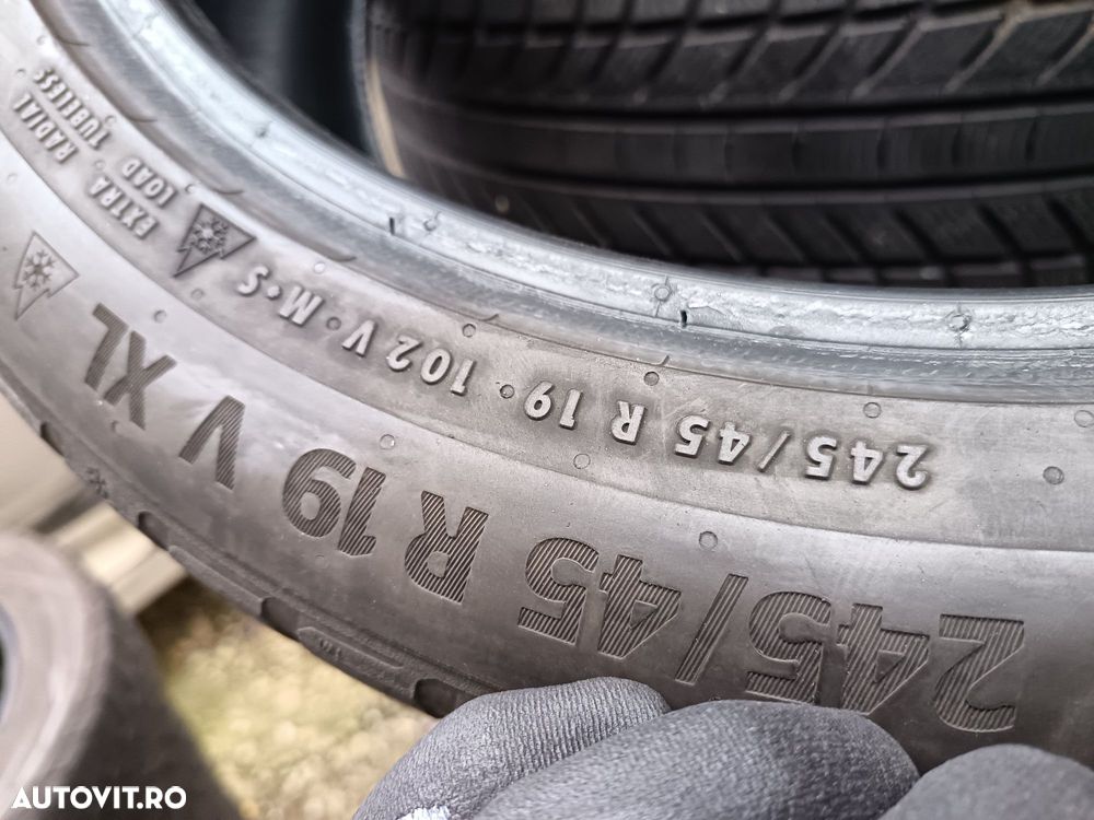 Anvelope MS iarna 245 45 19 continental 2023 5-5.5mm - 8