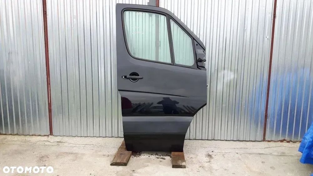VW Crafter 2006- Mercedes Sprinter 906 Kompletne drzwi przód prawy NOWE srebrne czarne  białe Szyba Zamek Linki Listwa Podnośnik - 2