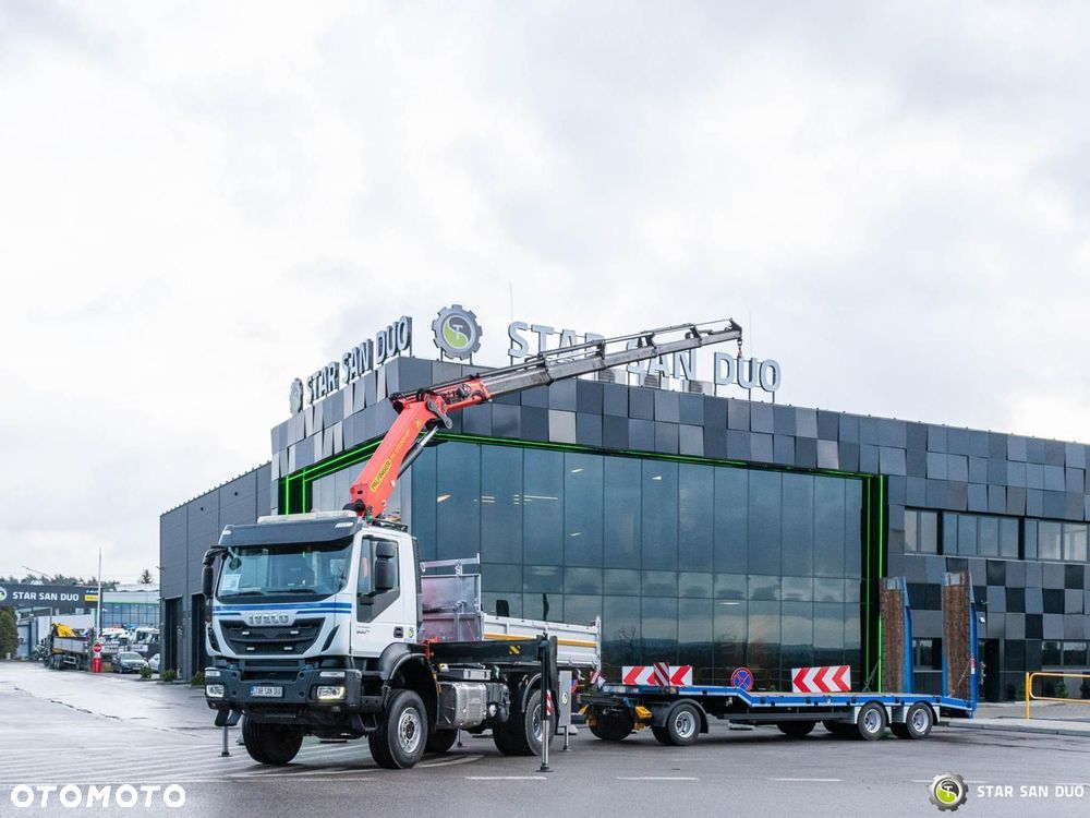 Iveco TRAKKER 450 4x4 PALFINGER PK 23001 EH HDS Żuraw Przyczepa  SCHWARZMÜLLER - 4