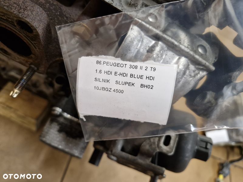 PEUGEOT 308 2 II T9 1.6 HDI E-HDI BLUE HDI SILNIK SŁUPEK BH02 10JBGZ - 6