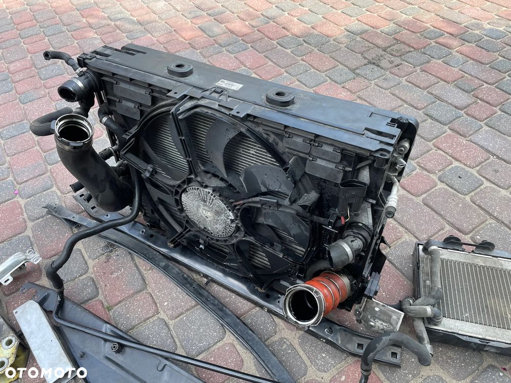bmw f10 f11 chłodnica wiatrak wentylator  chłodnice wężę przewody obudowa osłony - 3