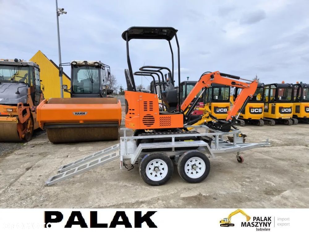 Inny Mini koparka JPC KV 12  OTWARTA , 2025 rok NOWA + PRZYCZEPKA