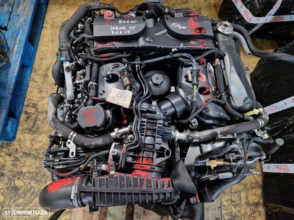 Motor usado para peças reparação 306DT JAGUAR XF XF250 3.0D V6 245CV - 2