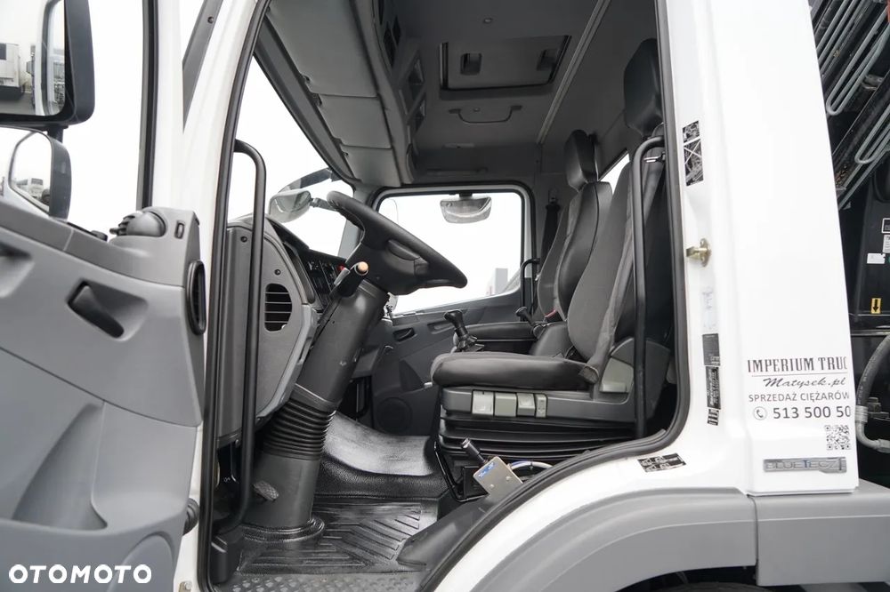 Mercedes-Benz ATEGO 1218 / 4x2 / WYWROTKA + HDS HIAB 0088 BS-3  / PILOT  /MANUAL - 25