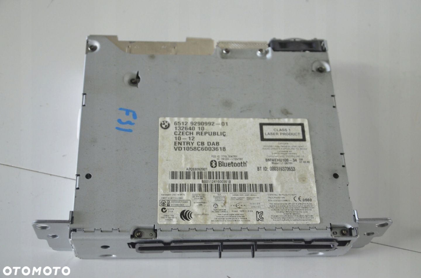 RADIO CD BLUETOOTH BMW F31 9290992 - 1