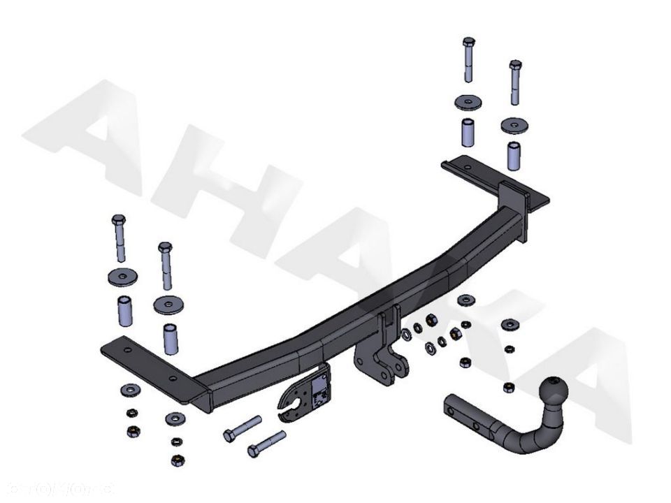 Hak Holowniczy Odkręcany Do Ford Fiesta Hatchback 1996-2002 - 3