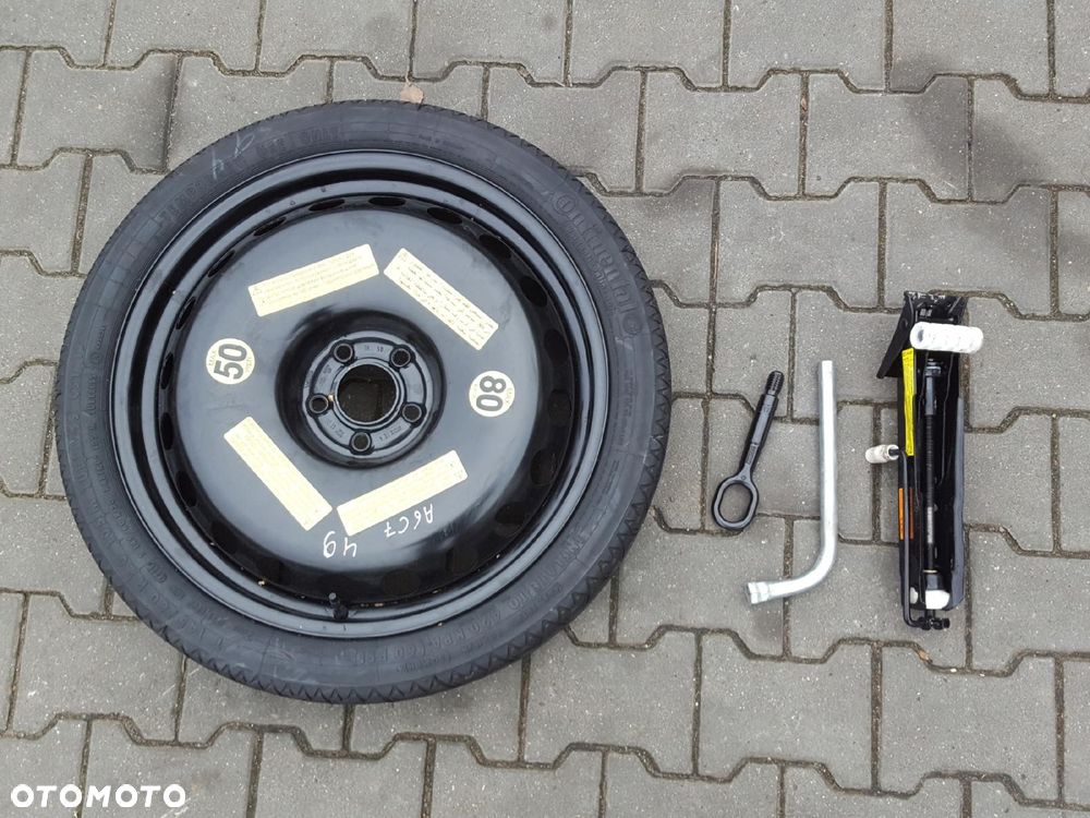 AUDI A6 C7 10-18r AUDI A7 18r- KOŁO DOJAZDOWE r20 5X112 LEWAREK KLUCZ UCHO - 1